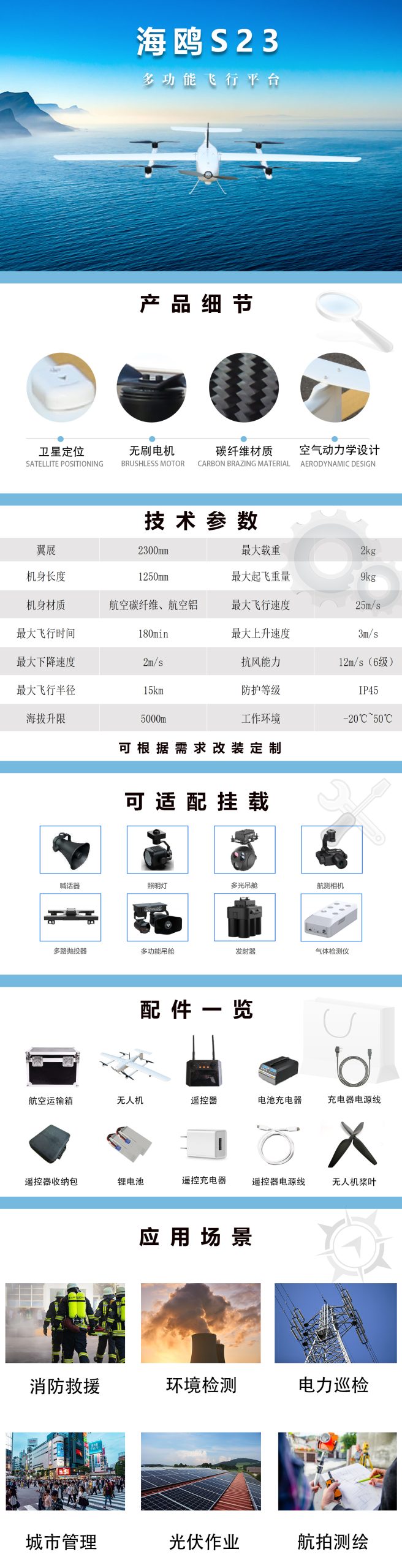 海鷗S23無人機