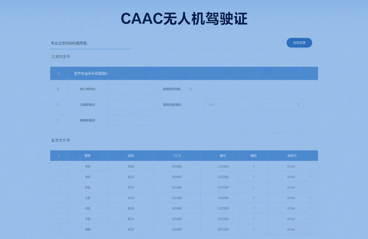 caac無人機駕駛證官網