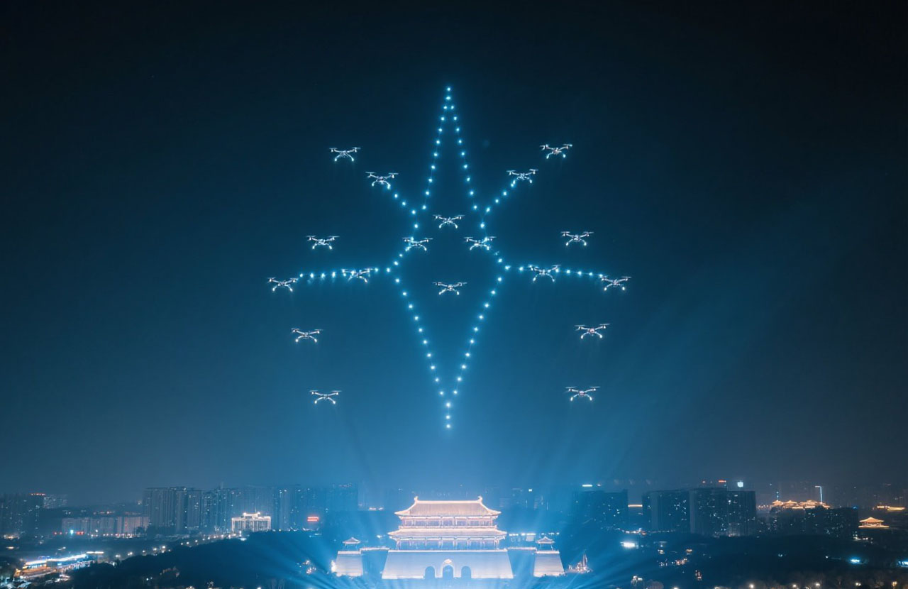 西安無人機表演|千年古都的夜空秀，科技點亮文化的新名片