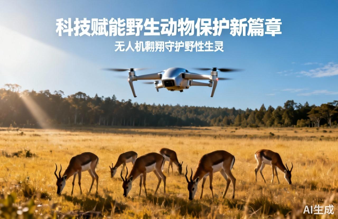 無人機翱翔，守護野性生靈|科技賦能野生動物保護新篇章